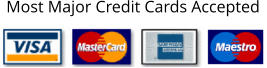 Most Major Credit Cards Accepted